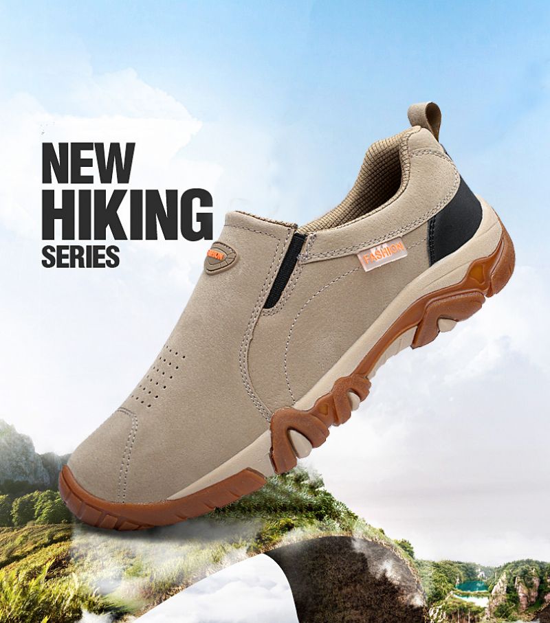 Balaguer Heren Slip-on Sneakers - Kaki