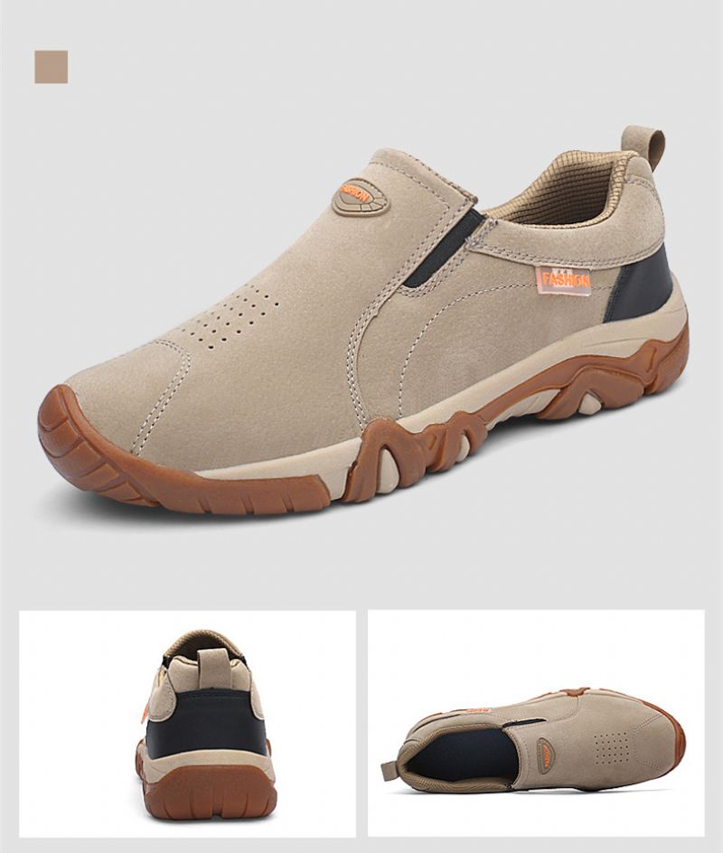 Balaguer Heren Slip-on Sneakers - Kaki