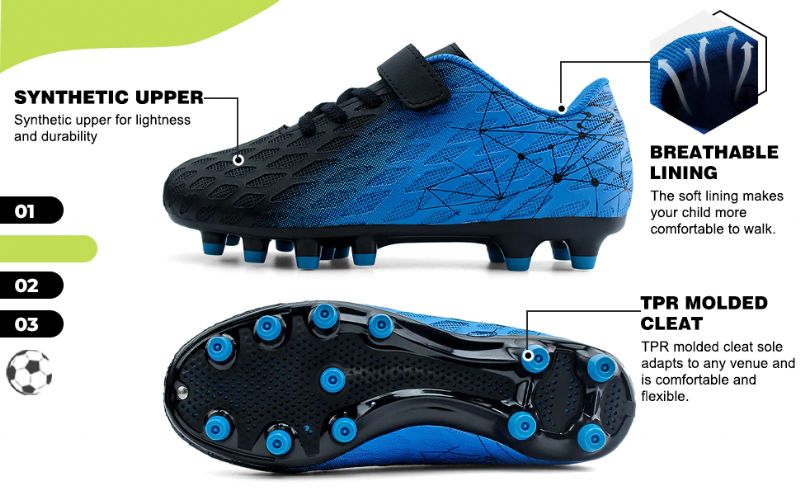 Bale Unisex Kinder Voetbalschoenen - Blauw