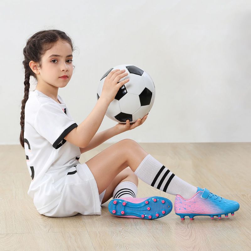 Bale Unisex Kinder Voetbalschoenen - Blauw