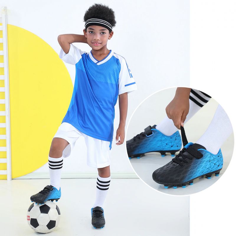 Bale Unisex Kinder Voetbalschoenen - Blauw