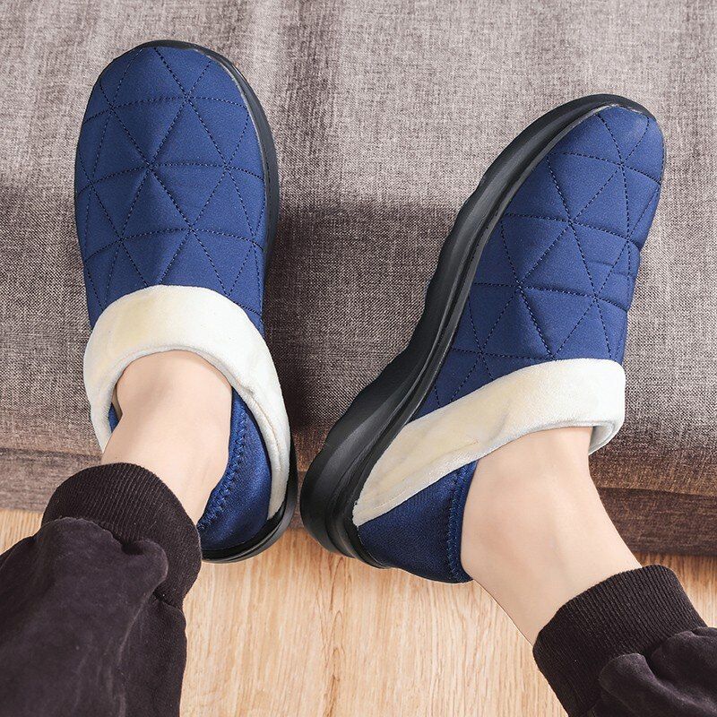 Banner Heren Winter Pantoffels - Blauw