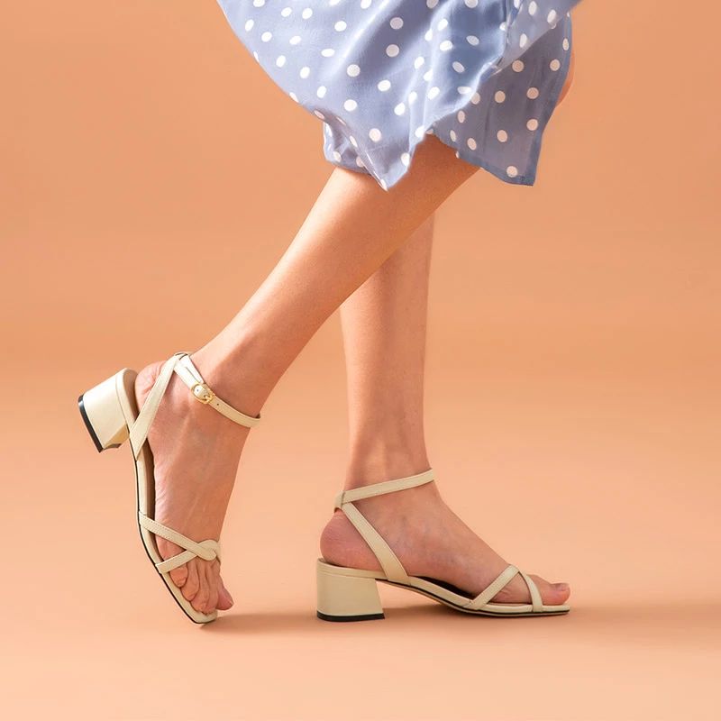 Barny Dames Sandaal - Beige