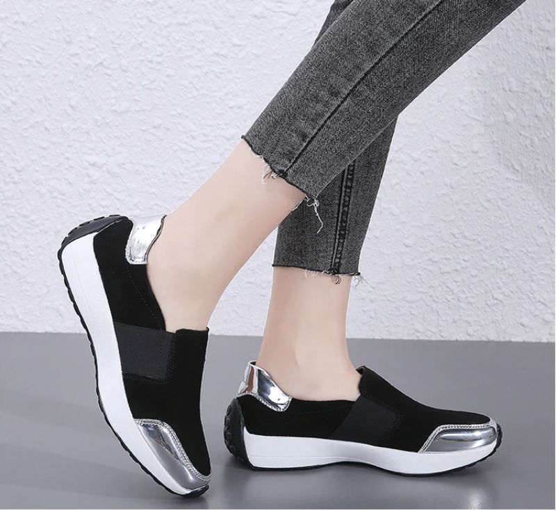 Barry Slip-ons - Zwart goud