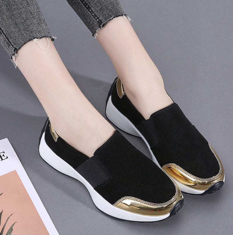 Barry Slip-ons - Zwart goud