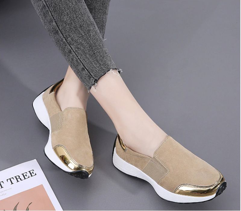 Barry Slip-ons - Zwart goud