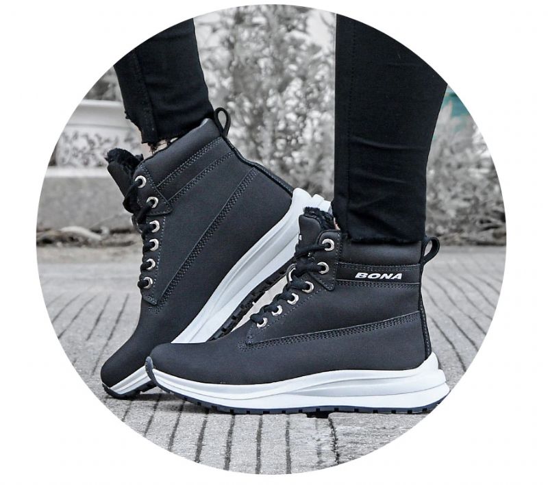 Basilio Dames Hoogwaardige Pluche Warme Sneaker - Roze