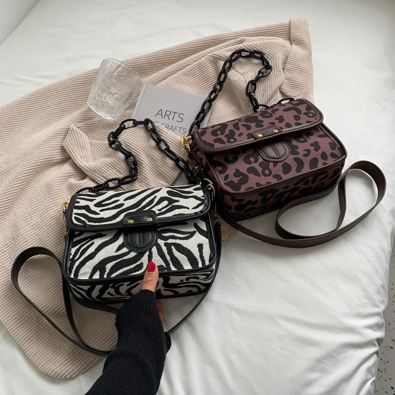 Basilio Dames Schouder Crossbody Handtas - Zebra Patroon