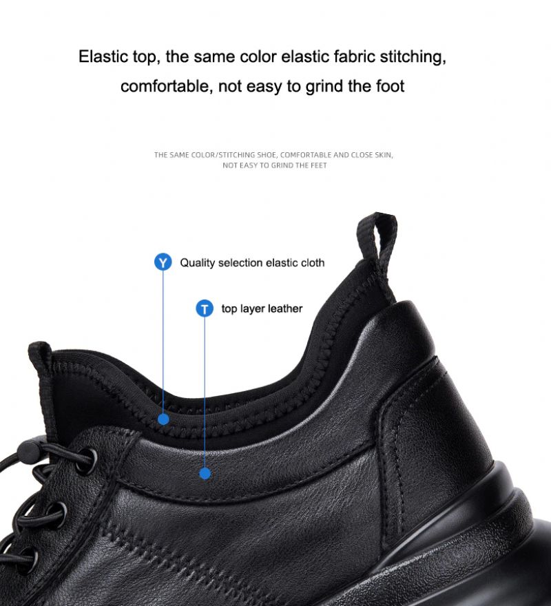 Basten Heren Casual Sneakers - Zwart