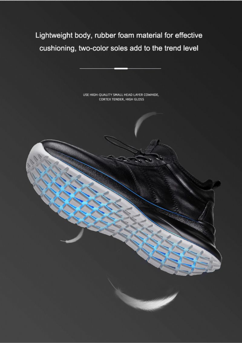 Basten Heren Casual Sneakers - Zwart