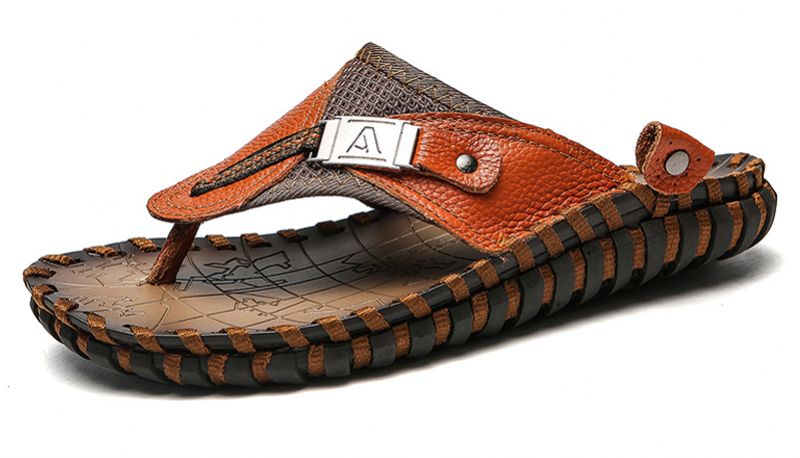 Baylon Heren Casual Slippers - Bruin