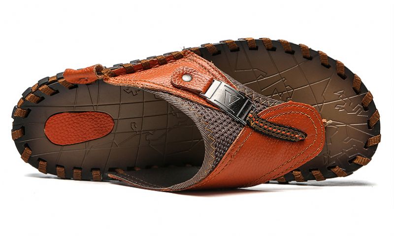 Baylon Heren Casual Slippers - Bruin