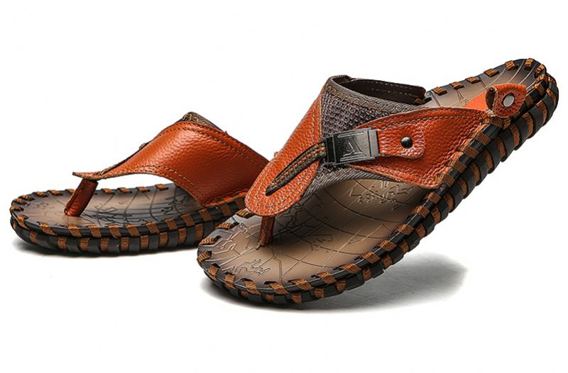 Baylon Heren Casual Slippers - Bruin