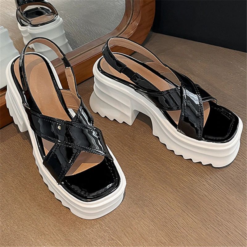Begonia Dames Platform Sandaal - Beige