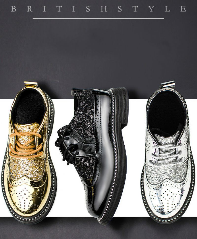 Beijing Unisex Kinderkledingschoenen - Goud