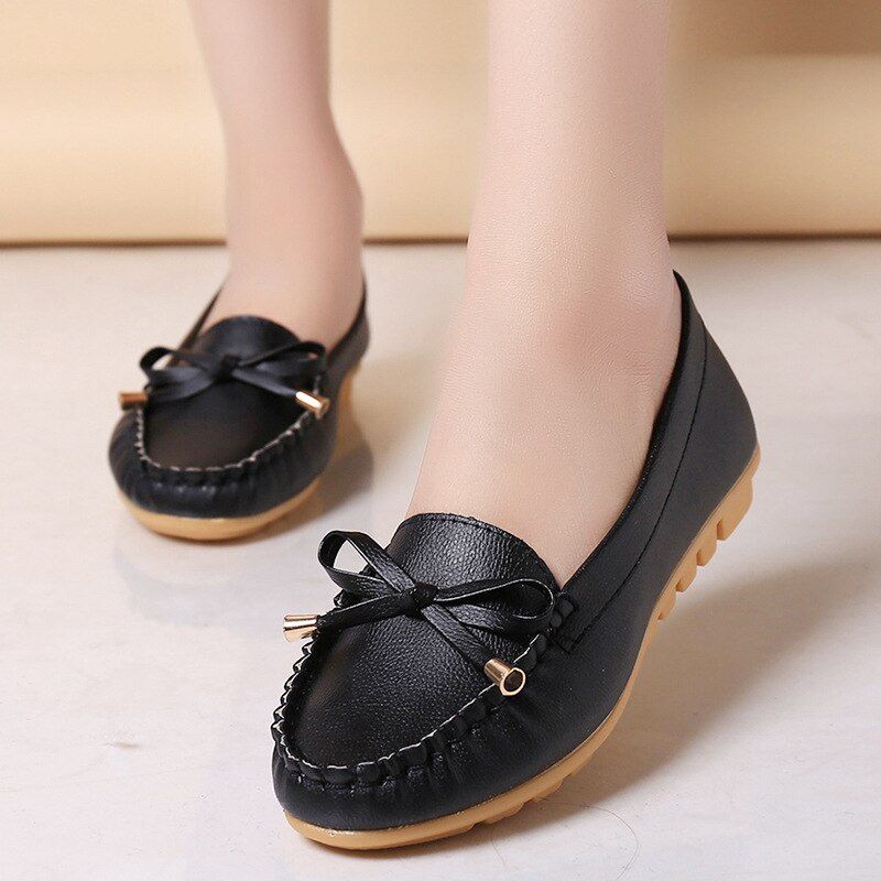 Belief Dames Loafer Zwarte Schoenen - Zwart