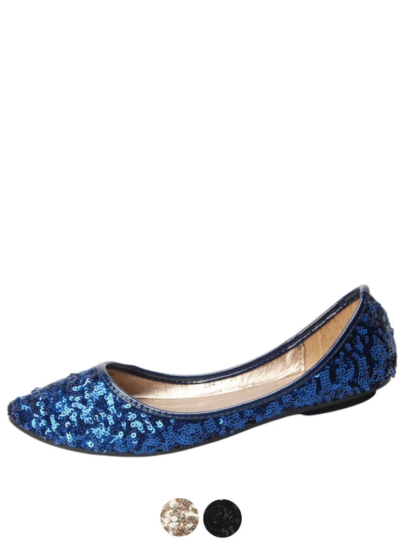 Belinda Dames Platte Ballerina Schoenen