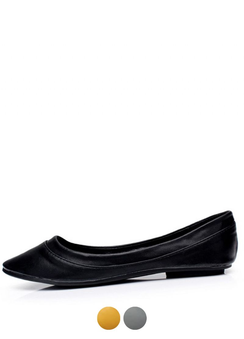 Belinda Dames Puntige Teen Platte Schoenen