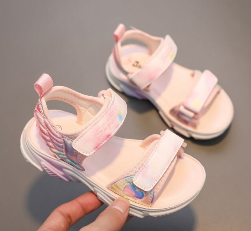Bella Meisjes Casual Sandaal - Paars