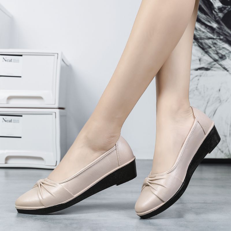 Belle Dames Loafer Schoenen - Goud