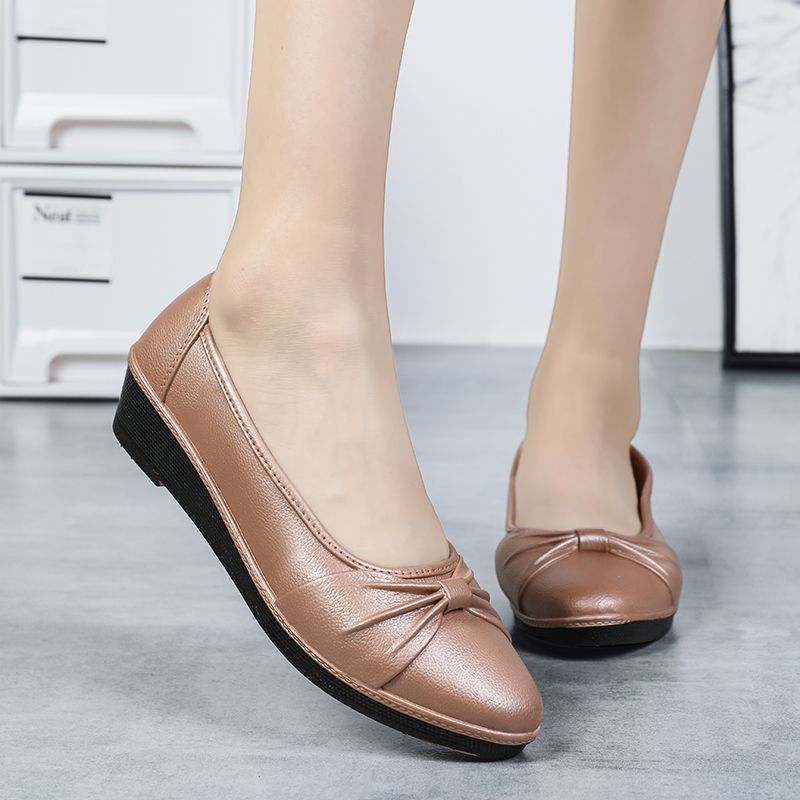 Belle Dames Loafer Schoenen - Goud