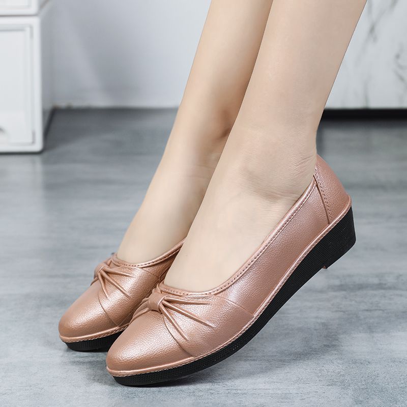 Belle Dames Loafer Schoenen - Goud