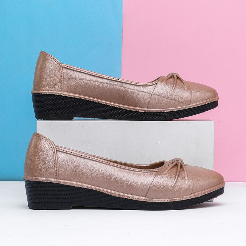 Belle Dames Loafer Schoenen - Goud