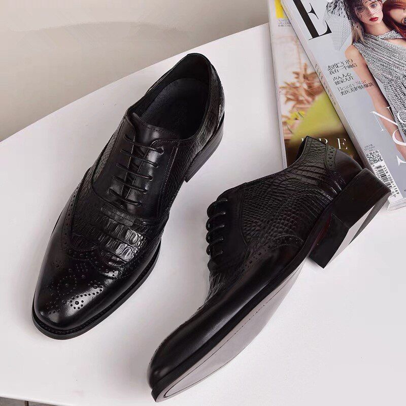 Beller Heren Oxford Casual Schoenen - Koffie