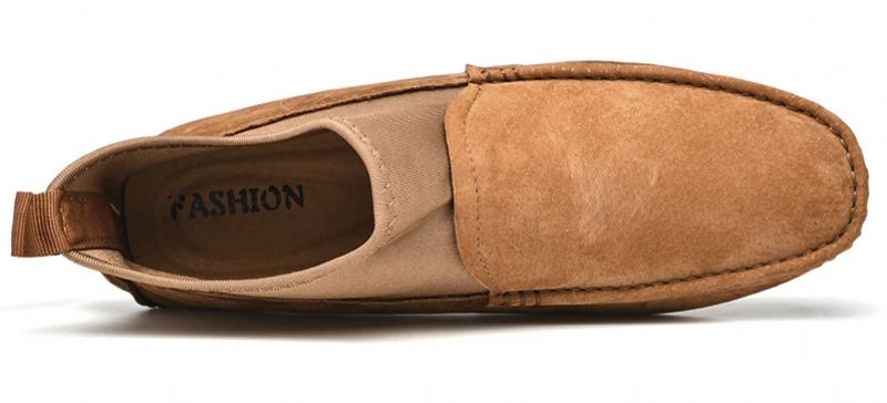 Beningtom Heren Loafer Casual Schoenen - Bruin Bont