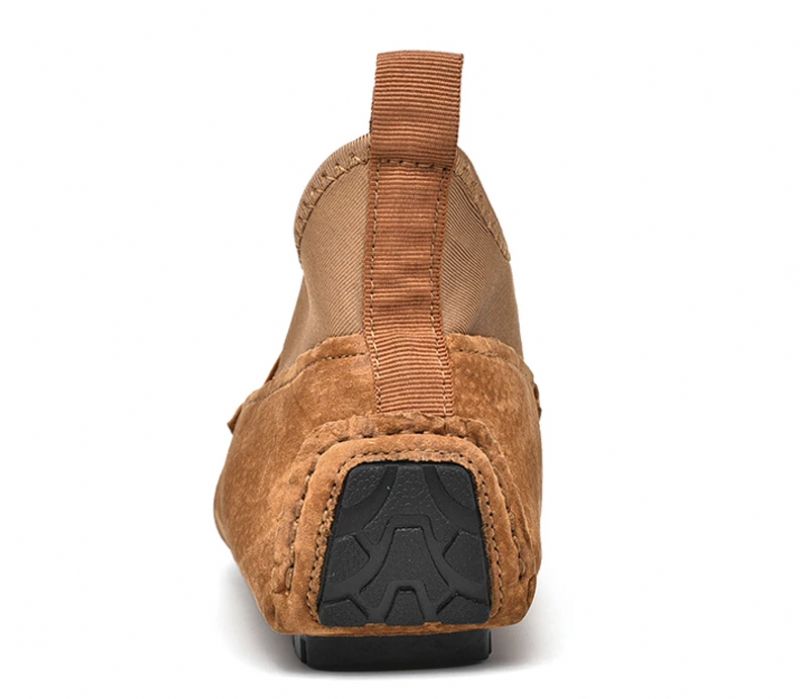 Beningtom Heren Loafer Casual Schoenen - Bruin Bont