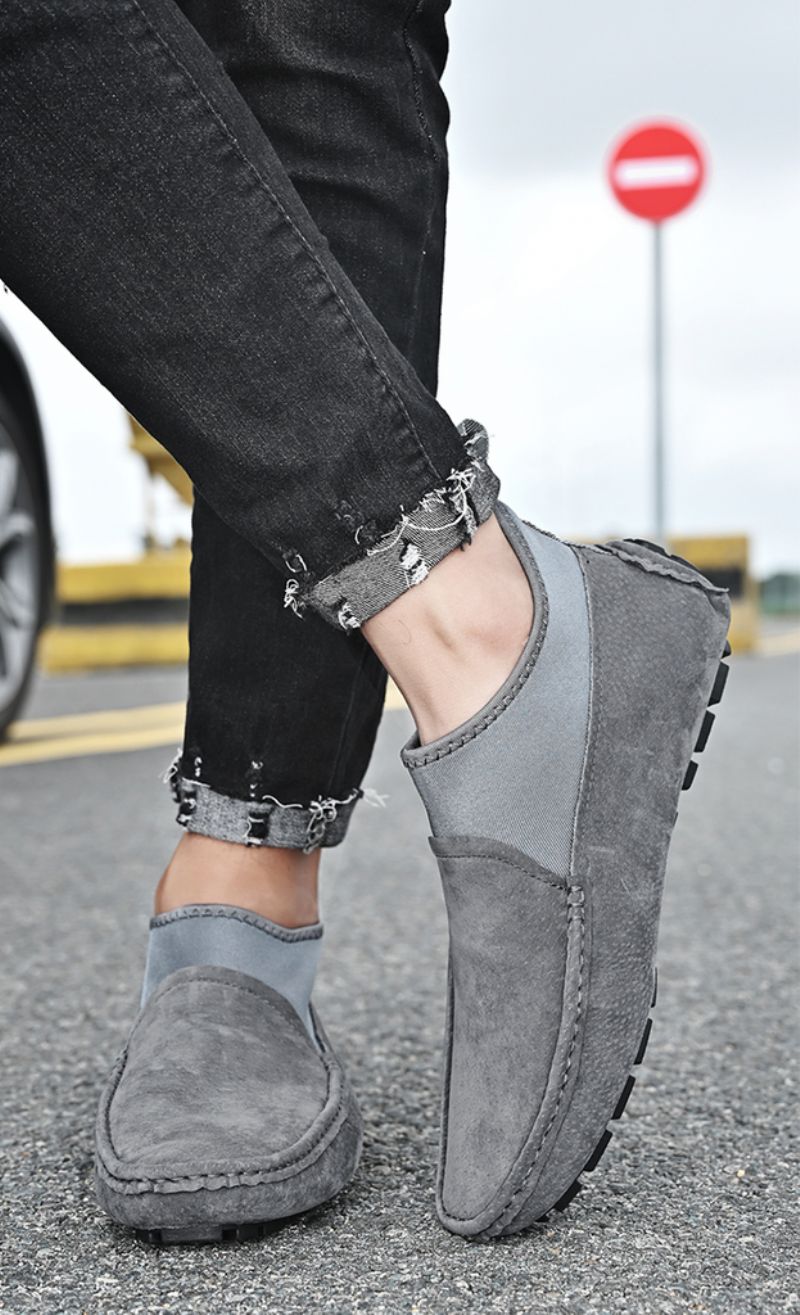 Beningtom Heren Loafer Casual Schoenen - Bruin Bont