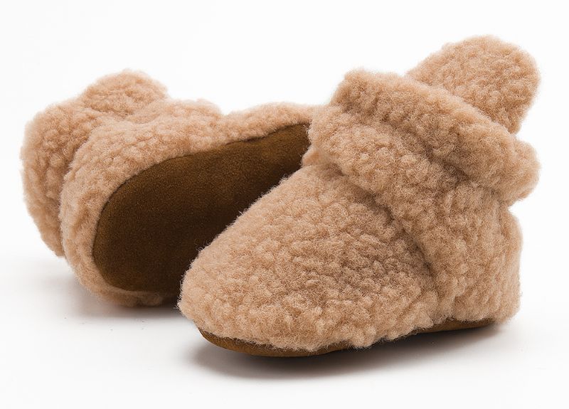 Benington Unisex Warme Laars Voor Kinderen - Koffie Bont