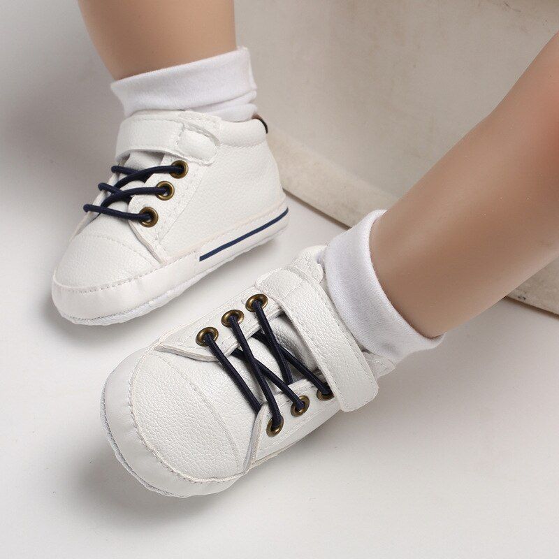 Benji Baby Jongens High Top Sneaker - Wit
