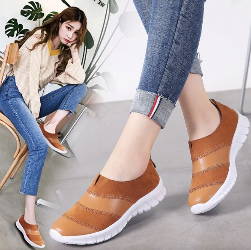 Benna Dames Slip-on Schoenen - Zwart