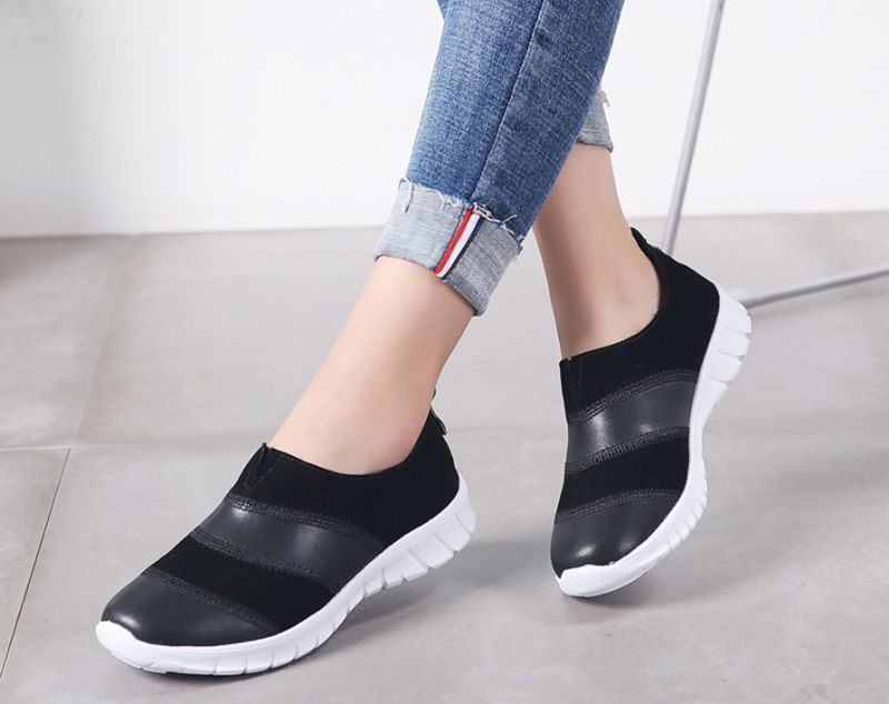 Benna Dames Slip-on Schoenen - Zwart