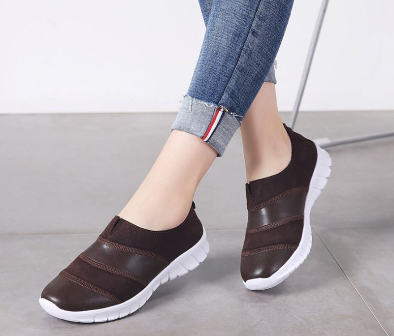 Benna Dames Slip-on Schoenen - Zwart