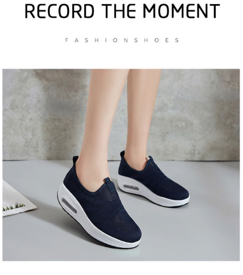 Bennu Platform Wandelschoenen Voor Dames Zwarte - Zwart