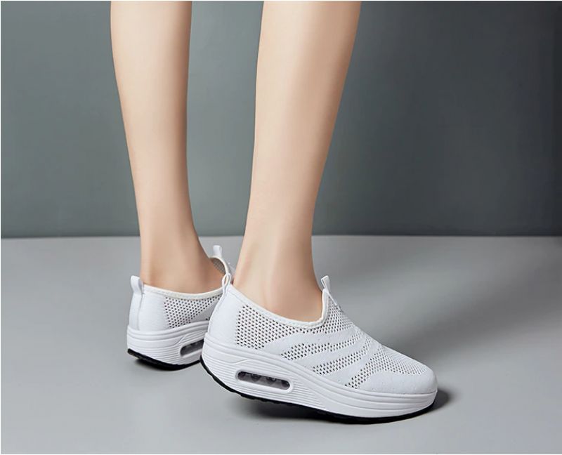 Bennu Platform Wandelschoenen Voor Dames Zwarte - Zwart