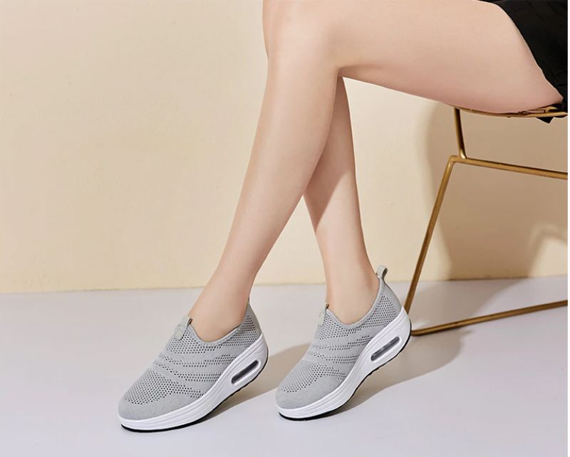 Bennu Platform Wandelschoenen Voor Dames Zwarte - Zwart