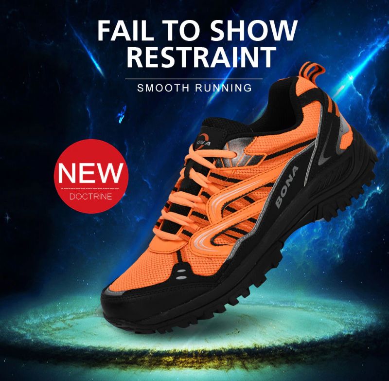 Benson Luxe Sneakers Voor Heren - Oranje