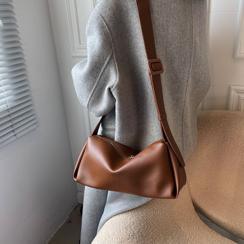 Bernard Dames Mode Schouder Handtas - Koffie