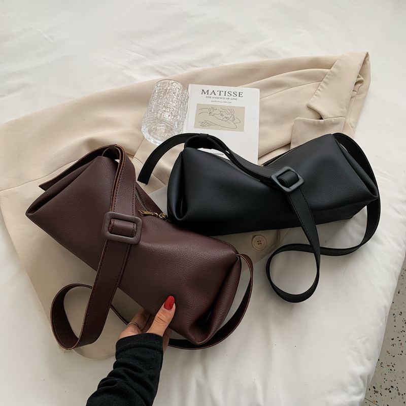 Bernard Dames Mode Schouder Handtas - Koffie