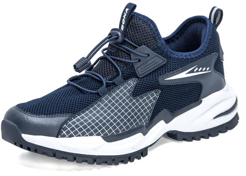 Bernardino Heren Casual Sneakers - Marineblauw