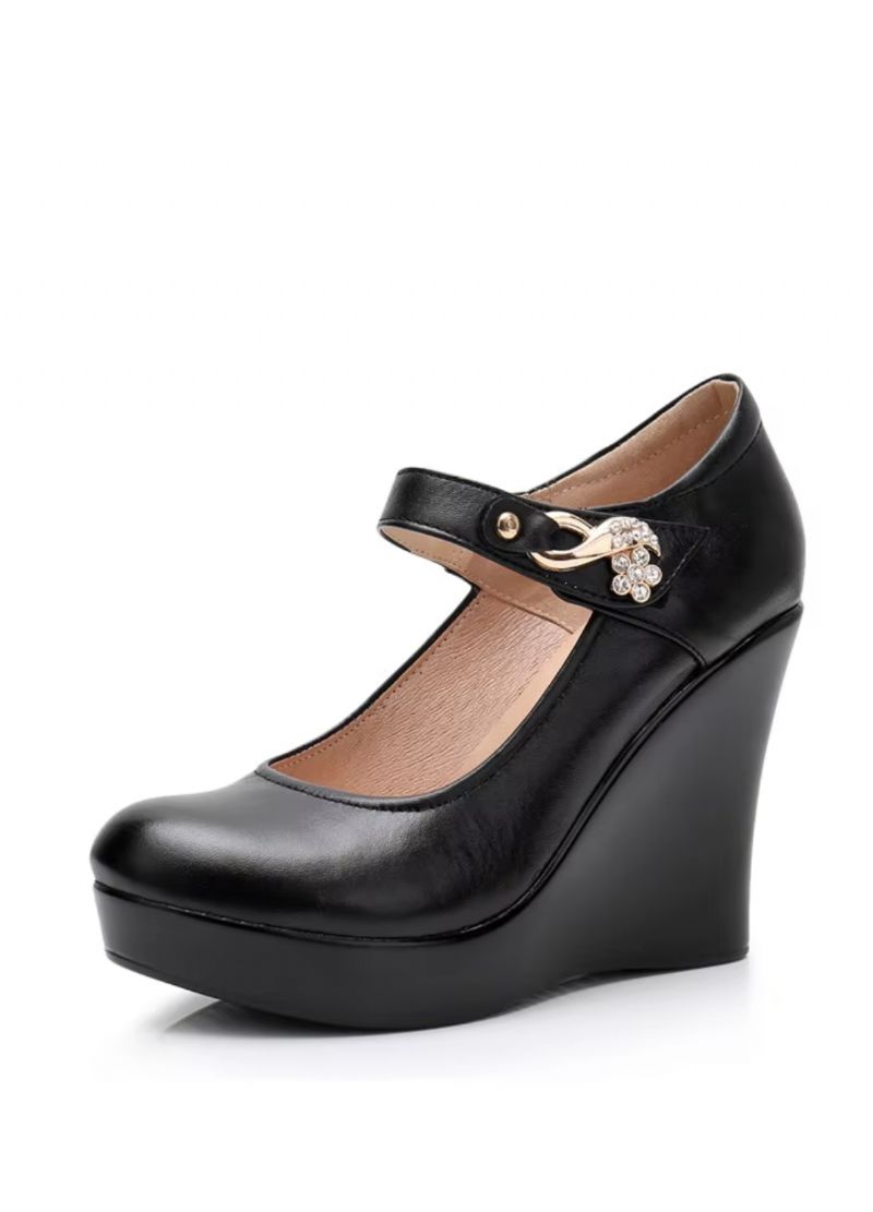 Berny Dames Platform Wedges
