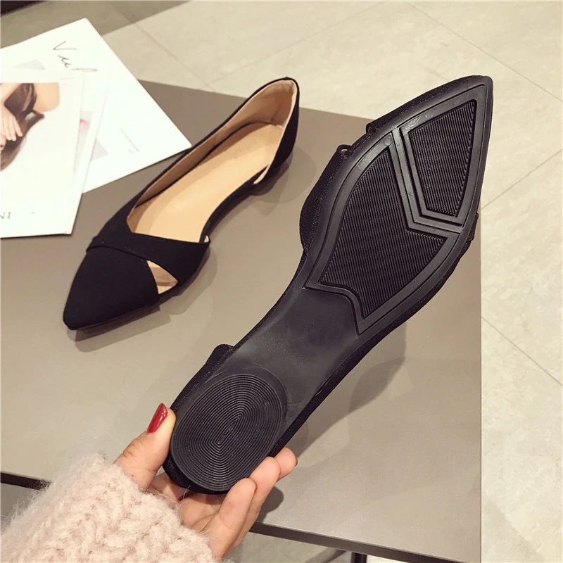 Beronica Dames Casual Platte Schoenen - Zwart