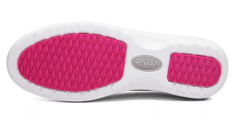 Berta Dames Comfortabele Ademende Loafer Schoenen - Wit