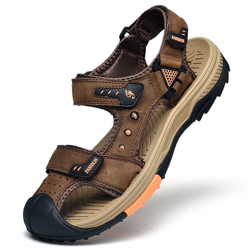 Berto Heren Outdoor Sandaal - Koffie
