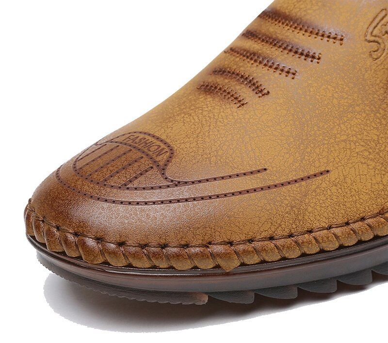 Betan Heren Loafers Casual Schoenen - Zwart