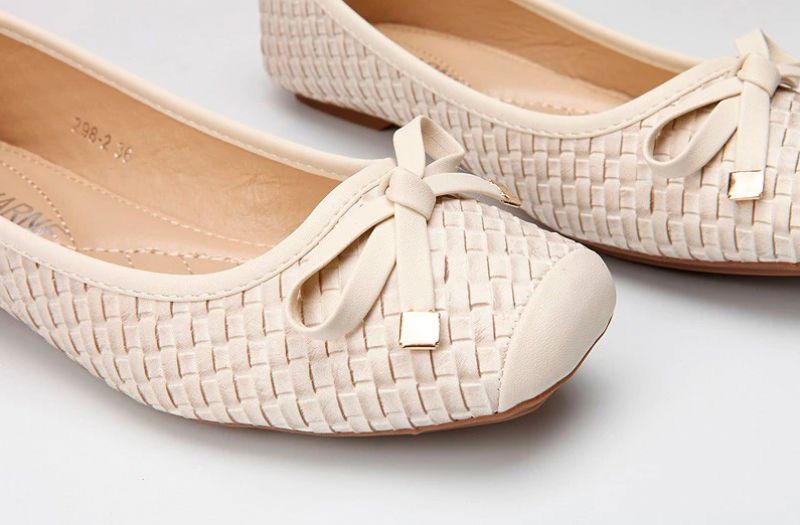 Betania Dames Platte Zachte Zolen Schoenen - Zwart