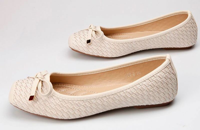 Betania Dames Platte Zachte Zolen Schoenen - Zwart